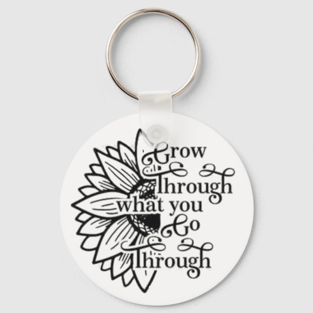 go through button key ring (Front)