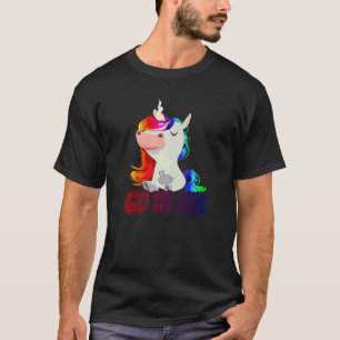 Go To Hell  Middle Finger Unicorn T-Shirt