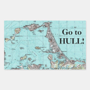 Go to Hull! Rectangular Sticker