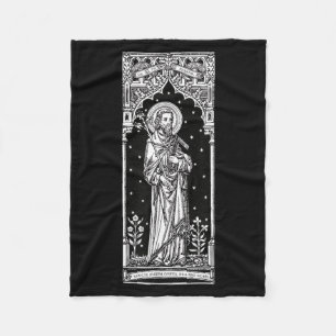Go to Joseph St Joseph the Worker Vintage Catholic Fleece Blanket