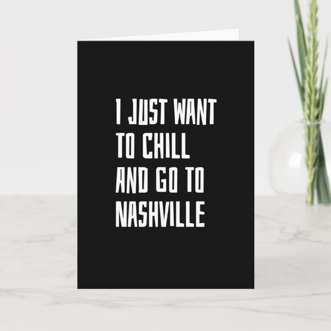 Go To Nashville Card (Front)