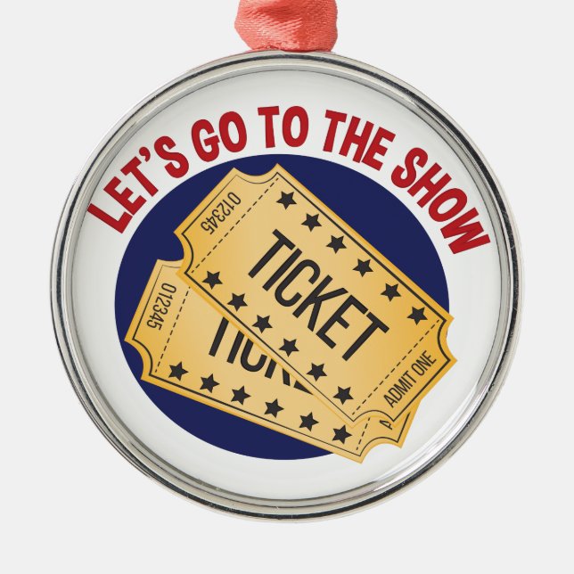 Go To Show Metal Tree Decoration (Front)