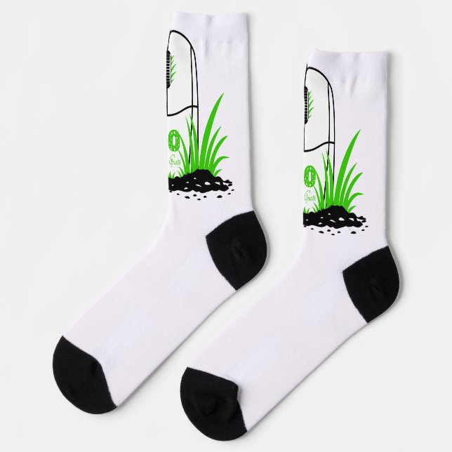 Go Touch Grass Socks (Left)