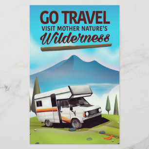 Go Travel, Visit mother natures Wilderness RV. Stationery