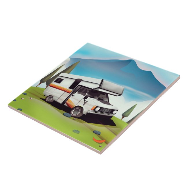 Go Travel, Visit mother natures Wilderness RV. Tile (Side)