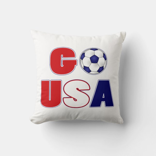Go USA Soccer Cushion (Front)