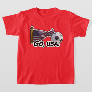 Go, USA Soccer Fan T-Shirt