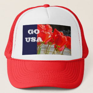 GO USA! Truckers Sports Team HATS Olympics