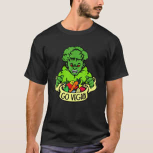 Go Vegan Broccoli Weightlifting Gym Strengthsport T-Shirt