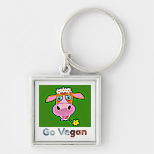 Go vegan  collection key ring
