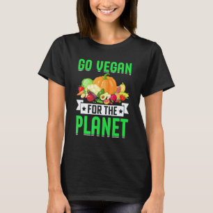 Go Vegan For The Planet I Vegan T-Shirt
