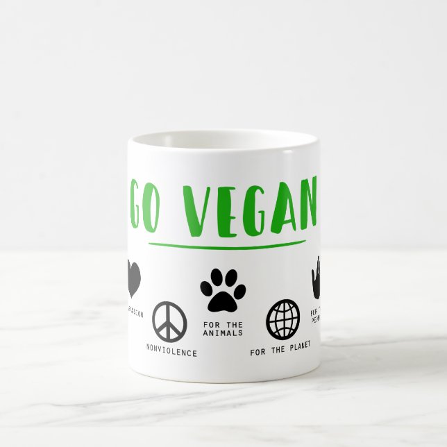 go vegan mug (Center)