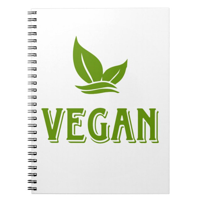 Go Vegan Notebook (Front)