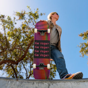 GO VEGAN SKATEBOARD DECK
