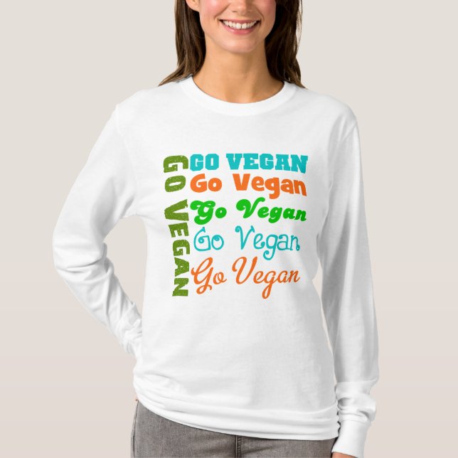 Go VEGAN T-Shirt (Front)