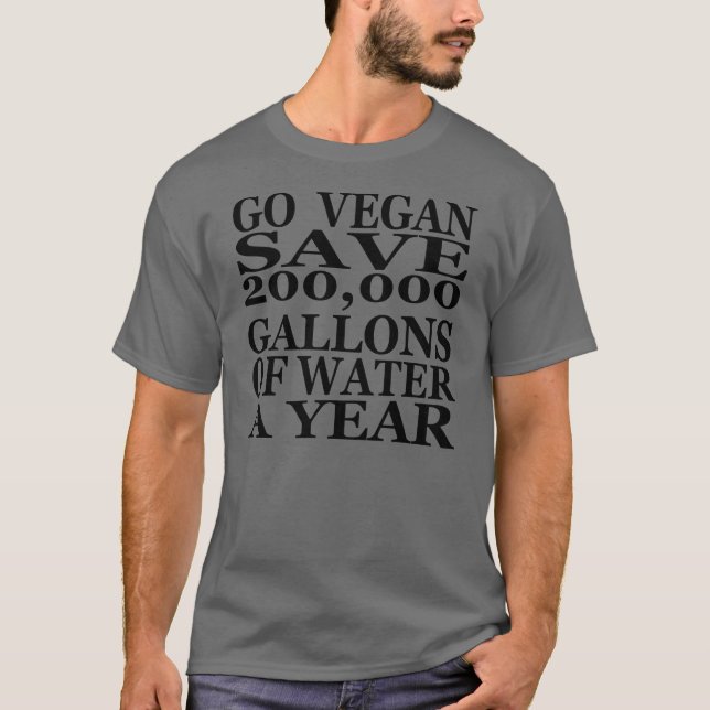 Go Vegan T-Shirt (Front)