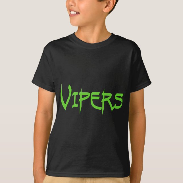 Go Vipers Football Baseball Basketball Cheer Team  T-Shirt (Front)