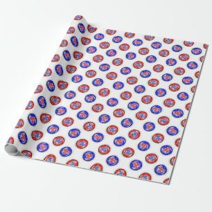 Go Vote Pins Wrapping Paper