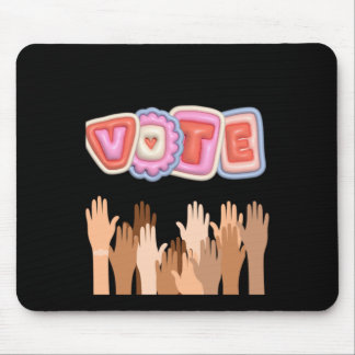 Go Vote Sticker  Mouse Pad