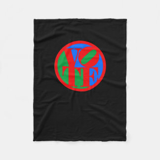 Go Vote - Vote Blue - Vote Red - 2024 Presidential Fleece Blanket