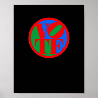 Go Vote - Vote Blue - Vote Red - 2024 Presidential Poster