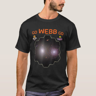 GO WEBB GO Webb Space Telescope Interacting Galaxi T-Shirt