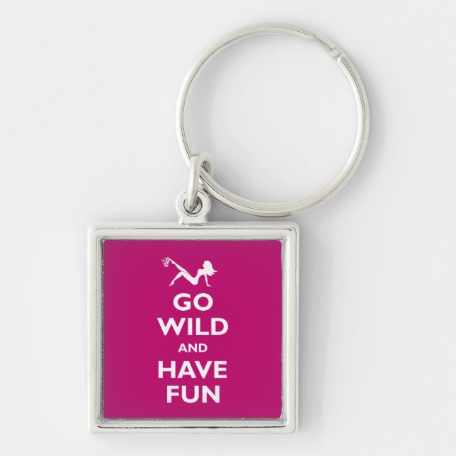 Go Wild Key Ring (Front)
