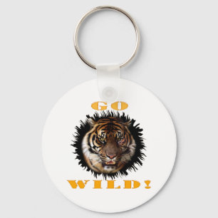 Go Wild Tiger Key Ring