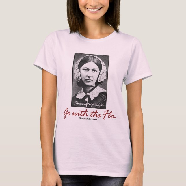 Go with Florence Nightingale T-Shirt (Front)