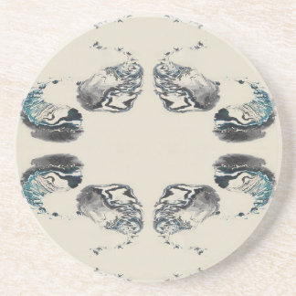 Go With the Flow - Acrylic Pouring Coaster