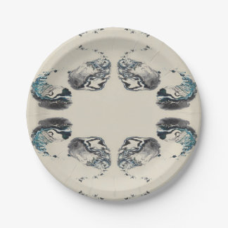 Go With the Flow - Acrylic Pouring Paper Plate