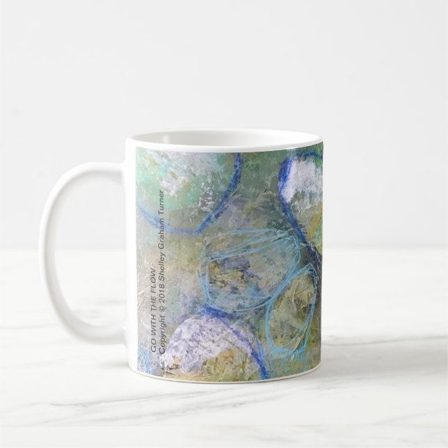 Go With the Flow ART MUG (Left)