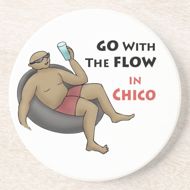 Go with the Flow in Chico Coaster (Front)