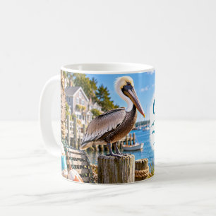 Go With the Flow Pelican Coffee Mug