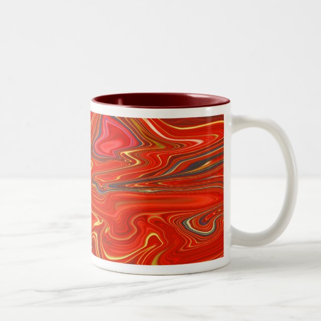 Go with the Flow! Two-Tone Coffee Mug (Right)