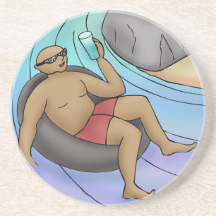 Go With The Flow with Rock Water Flower Essence Coaster