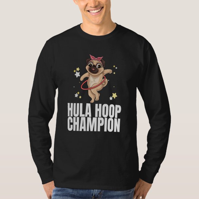 Go With Your Flow Dance Workout Exercise Hooper Do T-Shirt (Front)