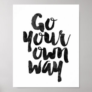 Go Your Own Way Poster