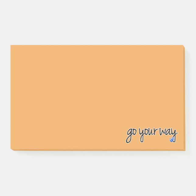 go your way  post-it notes (Front)