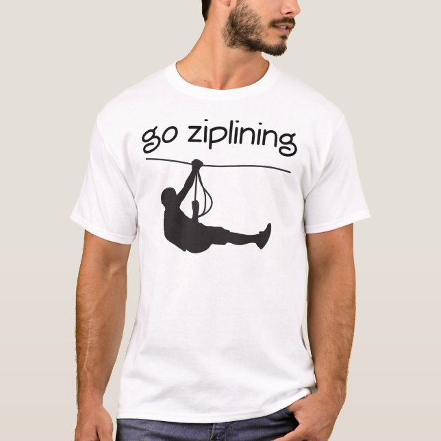 Go Ziplining Gift Idea T-Shirt (Front)