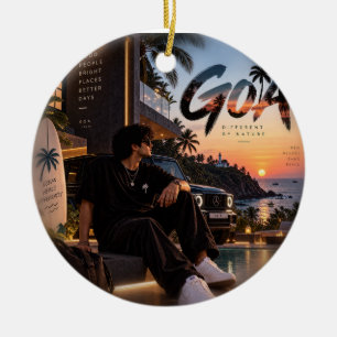 Goa • Different By Nature • Good People Bright Pla Ceramic Tree Decoration