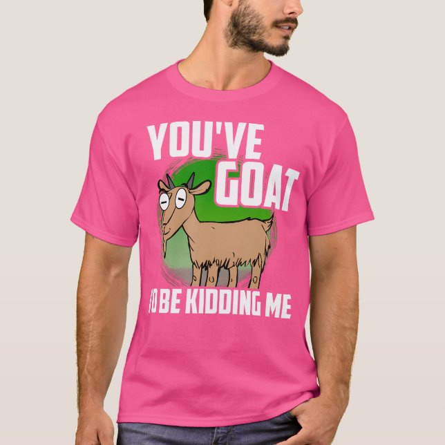 Goa Goat Punny T-Shirt (Front)