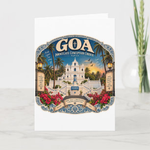Goa Immaculate Conception Church Panaji – Vintage Card
