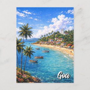 Goa India Postcard