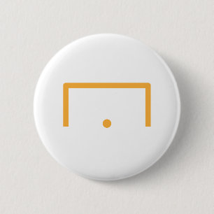 Goal 6 Cm Round Badge