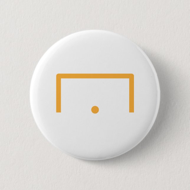 Goal 6 Cm Round Badge (Front)