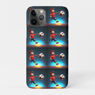 "Goal Bound: The Animated Boy's Perfect Kick" Case-Mate iPhone Case