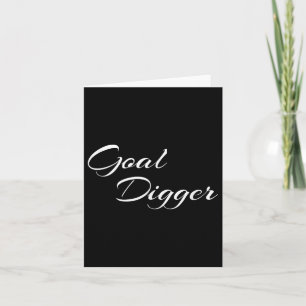 Goal Digger Womens Shirt Motivational Entrepreneur Card