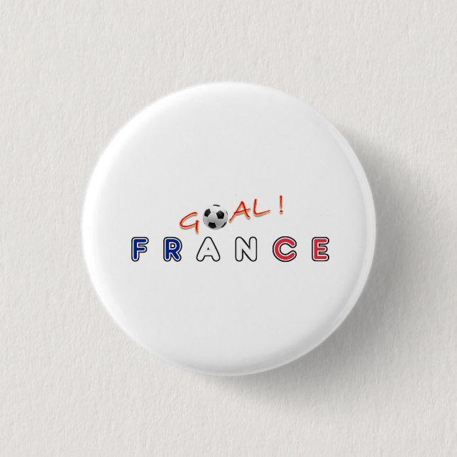 GOAL France 3 Cm Round Badge (Front)