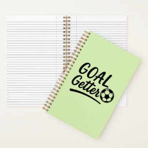 'Goal Getter' Bright Spring Green Journal Gift
